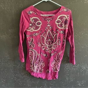 Lucky Long Sleeve Top Size S